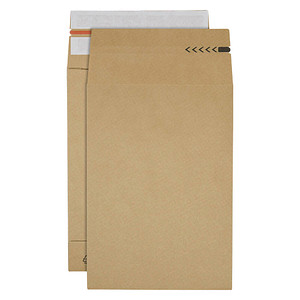 Image BONG Faltentaschen e-Green ca. DIN B4 ohne Fenster braun mit 5,0 cm Falte, 250 St.