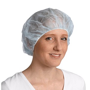 Image HYGOSTAR Barett-Haube BETTINA, PP-Vlies, blau