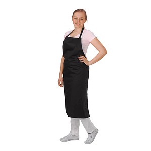 Image HYGOSTAR Latzschürze, aus Polycotton, schwarz