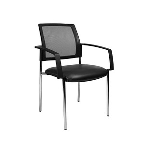 Image 2 Topstar Besucherstühle BtoB 10 BB290A S10 schwarz Stoff