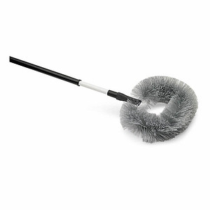Image Nölle Staubbesen Oval mit Teleskopstiel grau Kunststoff 31,0 cm breit