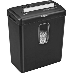 Image Fellowes Powershred P-42C Aktenvernichter mit Partikelschnitt P-4, 4 x 34 mm, bis 8 Blatt, schwarz