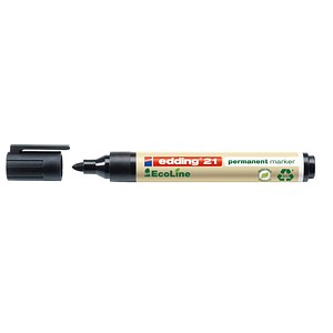 Image EDDING Permanent-Marker EcoLine Edding E-21 Schwarz Rundform 1.5 - 3 mm 1 St.