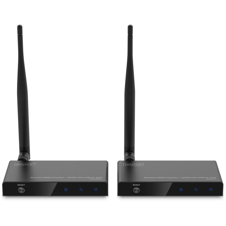 Image DIGITUS Wireless HDMI Extender / Splitter Set (100 m, 1x4)