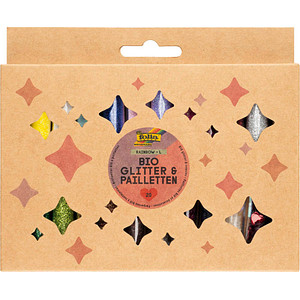 Image folia BIO Glitter- & Pailletten-Set, Rainbow L