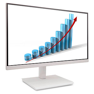 Image acer Vero B227QEwmiprzxv Monitor 54,6 cm (21,5 Zoll) weiß