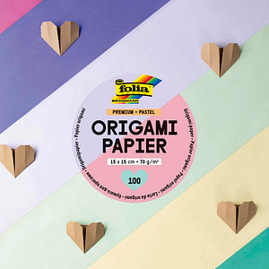 Image folia Origami-Faltblätter PREMIUM PASTELL, 150 x 150 mm