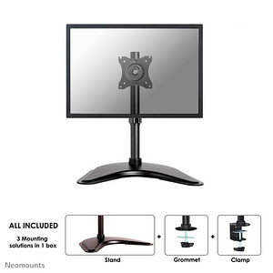 Image Neomounts Monitor-Halterung schwarz für 1 Monitor, Tischklemme