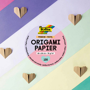Image folia Origami-Faltblätter PREMIUM PASTELL, 200 x 200 mm