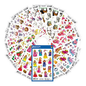 Image AVERY ZWECKFORM 524 Aufkleber-Set 59990 für Mädchen