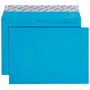 Image ELCO Briefumschläge Color DIN C5 ohne Fenster intensivblau haftklebend 25 St.