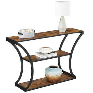 Image VASAGLE Konsolentisch Holz braun 120,0 x 30,0 x 80,0 cm