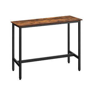 Image VASAGLE Bistrotisch Holz braun 100,0 x 40,0 x 90,0 cm