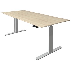 Image kerkmann Sitz-Steh-Schreibtisch Move 3, (B)1.800 mm, ahorn