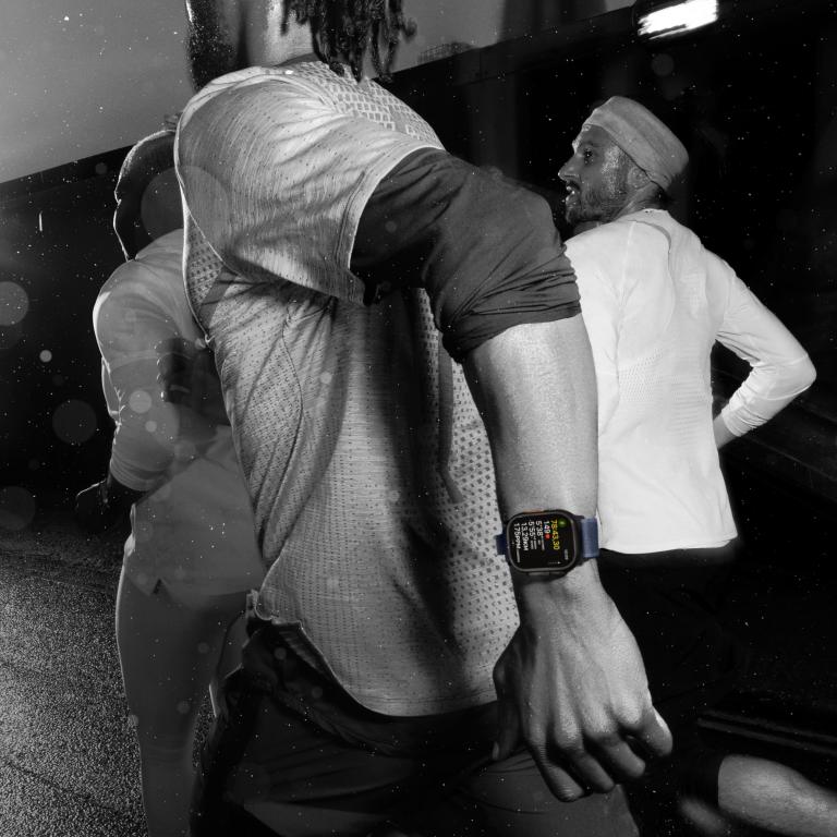 Image Apple Watch Ultra 2 49 mm (GPS + Cellular) Alpine Loop Medium  dunkelgrün, schwarz