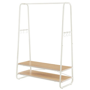 Image VASAGLE Kleiderständer braun Metall 6 Haken 100,0 x 160,0 cm