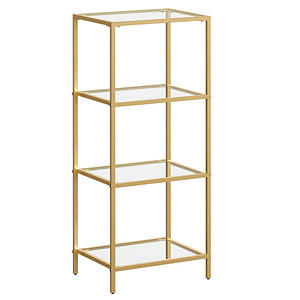 Image VASAGLE Bücherregal gold 40,0 x 30,0 x 95,0 cm