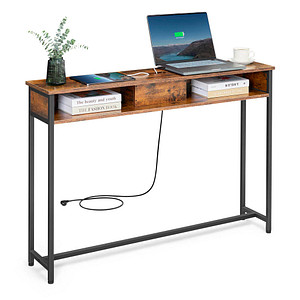 Image VASAGLE Konsolentisch Holz braun 120,0 x 25,0 x 81,0 cm