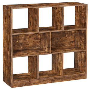 Image VASAGLE Bücherregal braun 97,5 x 30,0 x 100,0 cm