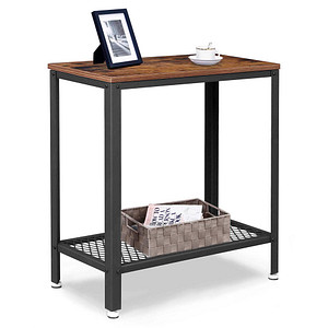 Image VASAGLE Beistelltisch Holz braun 60,0 x 30,0 x 60,0 cm