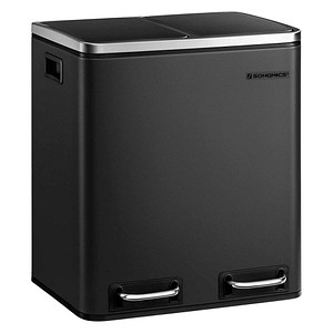 Image SONGMICS Mülltrenner 2 x 15,0 l schwarz