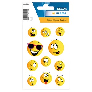 Image HERMA Sticker DECOR "Happy Face