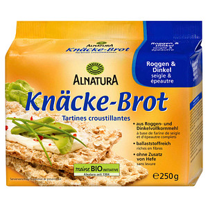Image ALNATURA Bio Roggen & Dinkel Knäckebrot 250,0 g
