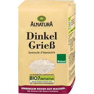 Image ALNATURA Bio Dinkelgrieß 500,0 g