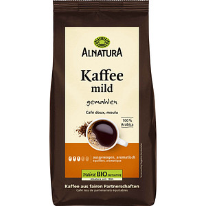 Image ALNATURA Bio-Kaffee, gemahlen Arabicabohnen mild 500,0 g