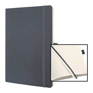 Image SIGEL Notizbuch Conceptum® ca. DIN A5 liniert, dunkelgrau Softcover 194 Seiten