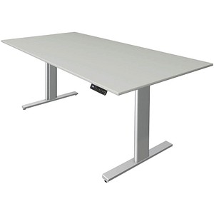 Image kerkmann Sitz-Steh-Schreibtisch Move 3, (B)2.000 mm, grau