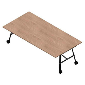 Image Quadrifoglio Konferenztisch SERENITY ulme rechteckig, A-Gestell grau, 240,0 x 120,0 x 75,0 cm