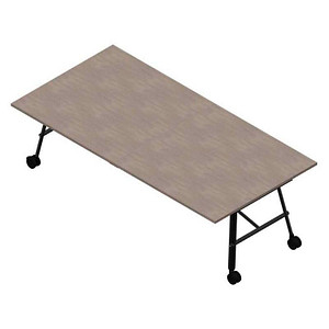 Image Quadrifoglio Konferenztisch SERENITY beton rechteckig, A-Gestell grau, 240,0 x 120,0 x 75,0 cm