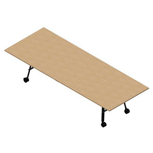 Image Quadrifoglio Konferenztisch SERENITY eiche rechteckig, A-Gestell grau, 320,0 x 120,0 x 75,0 cm