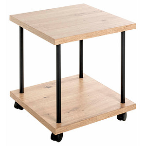 Image HAKU Möbel Servierwagen braun, schwarz 40,0 x 40,0 x 45,0 cm