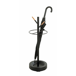 Image HAKU Möbel Schirmständer 52551 schwarz, Stahl