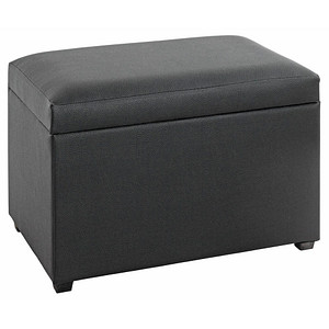 Image HAKU Möbel Sitztruhe 52524 schwarz Kunstleder 58,0 cm