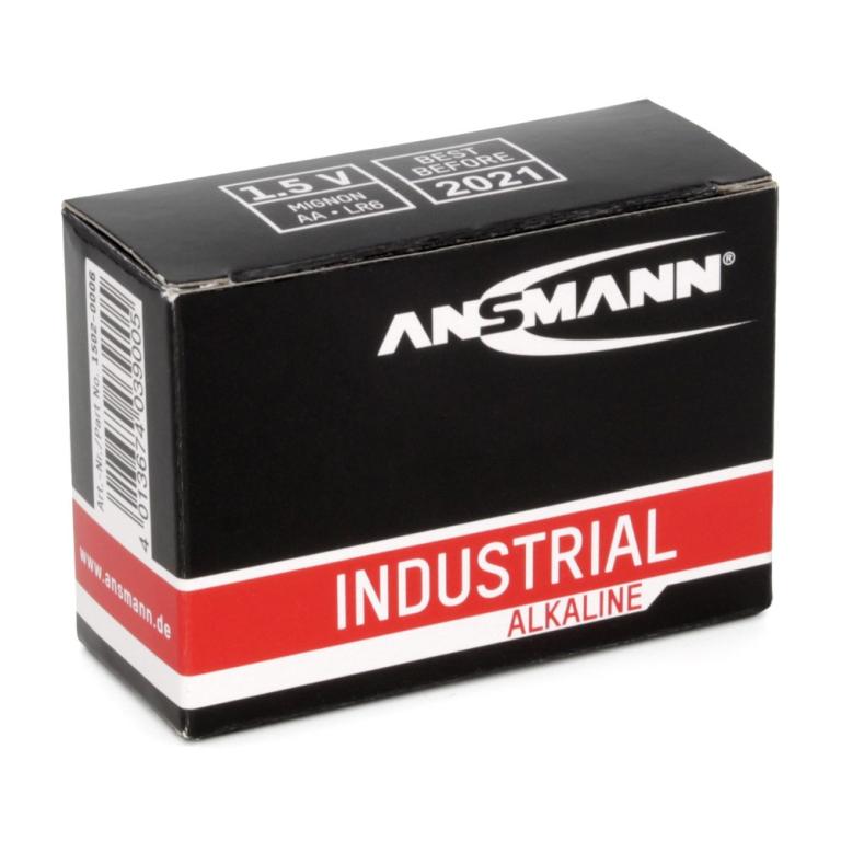 Image ANSMANN Mignon (AA)-Batterie Alkali-Mangan Ansmann Industrial 1.5 V 10 St.