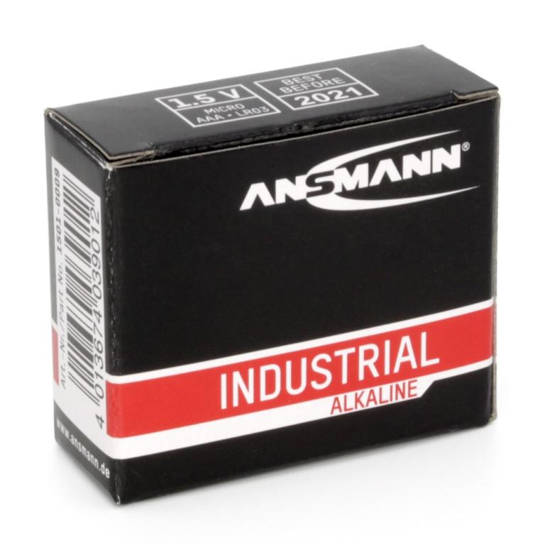 Image ANSMANN Micro (AAA)-Batterie Alkali-Mangan Ansmann Industrial 1.5 V 10 St.
