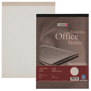 Image LANDRÉ® Notizblock Recycling  DIN A4 kariert