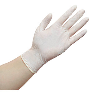 Image PAPSTAR unisex Einmalhandschuhe white grip transparent Größe S 100 St.