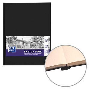 Image Oxford Skizzenbuch Hardcover, DIN A4, 96 Blatt, schwarz