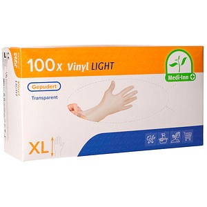 Image PAPSTAR unisex Einmalhandschuhe LIGHT transparent Größe XL 100 St.