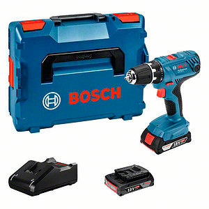 Image BOSCH Professional GSR 18V-21 Professional Akku-Bohrschrauber-Set 18,0 V, mit 2 Akkus