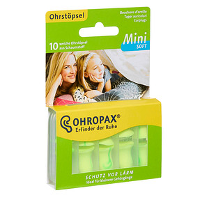Image OHROPAX® OHROPAX Mini SOFT Ohrstöpsel 35 dB Schaumstoff, 10 St.