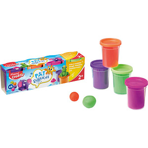 Image Maped Creativ Spielknete-Set, 4 Fancy-Farben, 456 g