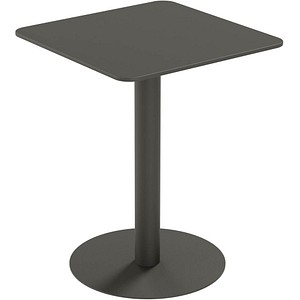 Image PAPERFLOW Gartentisch CROSS schwarz quadratisch 60,0 x 60,0 x 75,0 cm