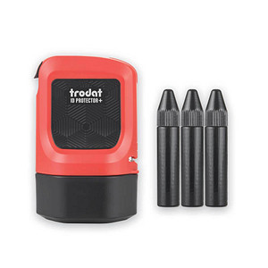 Image trodat Datenschutz-Rollstempel ID Protector+ selbstfärbend schwarz