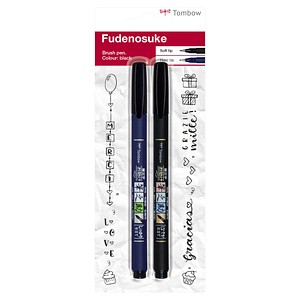Image Tombow Fudenosuke Brush-Pens schwarz