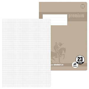 Image Staufen® Schulheft Premium Lineatur 23 rautiert DIN A4 ohne Rand, 16 Blatt